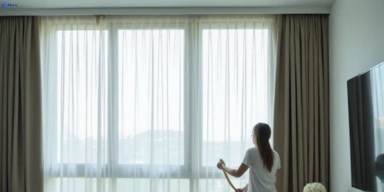 Delicate fabric curtain stain removal silk velvet sheer coomera treatment