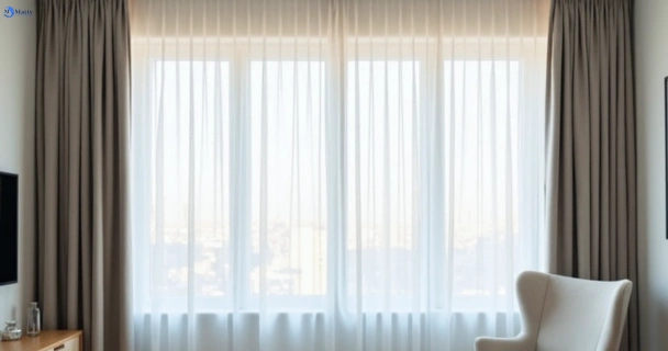Restored vibrant drapes in coomera QLD after Matty Curtain Cleaning