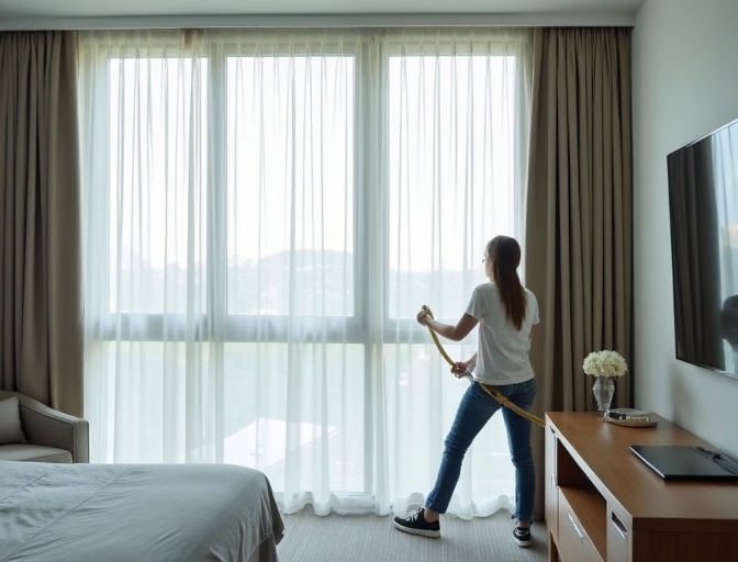 Coomera Sheer Curtain Cleaning